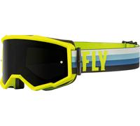 Fly Racing Zone Stripes, occhiali male Giallo Fluo/Blu Fumé Intenso