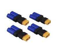 FLY RC 4 Pezzi Adattatore connettore Femmina XT60 a Maschio EC5 Nessun Cavo per Batteria LiPo RC