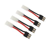 FLY RC 4pcs RC Caricabatteria Adattatore Connettore per Traxxas Maschio a Tamiya Spine Compatibile con Slash Rustler Stampede Bandit E Revo RC Auto