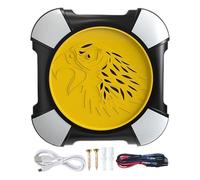 Fly Repeller, Mice Control Device, 4.53x1.18 Inches Size, 360 Full Coverage Compact Dustproof Ultrasonic Plug in, for Kitchen, Basement, Rv, Attic, Hotel, Garage and Bedroom