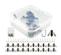Fly Soft Bait - Esca per pesca a mosca | Ami per pesca a mosca - Esca per pesca a mosca, assortimento di per pesca a mosca, attrezzatura da pesca per salmone, arcobaleno