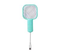 Fly Swatter Electric - Fly Zapper Racket | Zapper con Trappola A Mosca Leggera E Sicuro per La Casa, Una Vola Bianca Elettrica, Una Trappola Sicuro con Luce LED Attraente, Un Ricevitore D