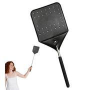 Fly Swatter - Retractable Flyswatter With Steel Handle, Handheld Zapper Racket With Metal Handle | Extendable Telescopic Manual Pestt Control Smash Paddle Flap for Fishing Classroom