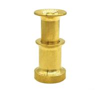 Fly Tying Hair for Stacker con design in ottone fibre da pesca e piume strumento per punte pulite e uniformi durante l'allacciatura (L)