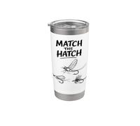 Fly Tying Life Morsa da banco Trota Streamer Match the Hatch Bicchiere termico in acciaio inox doppia parete