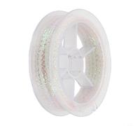 Fly Tying Material 8m Shiny Fish Scale Strip per esche | Imita le squame di pesce, riflette la luce per attirare i pesci, ideale per stelle filanti, mosche bagnate