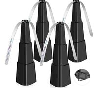 Fly Ventole per tavoli Confezione da 4 - repellenti per mosche per pasti all'aperto al coperto - Portable Automatic Picnic Table Food Fly Fan Repellent Fan Spinner per ristoranti, feste, casa