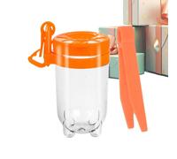 Fly Viewer con coperchio, portatile, trasparente, con foro di ventilazione | Gabbie per la cattura delle mosche per bambini, strumento esploratore per ragazzi e ragazze, esploratore della natura