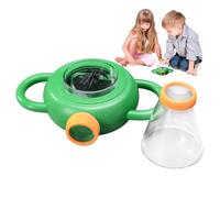 Fly Viewer with Magnifier, Observation Box, 4x Magnification Lens, Clear Viewing Chamber, Educational Exploration Tool, Easy to Carry, Nature, Learning, Activities, 19.5x13x10cm
