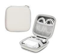 FLYAMAPIRIT Mini organizer da viaggio per accessori elettronici per cavi USB, schede SD, caricabatterie per smartphone, chiusura lampo, ecc., grigio., 12 x 11 x 4.5 cm, Borsa da viaggio