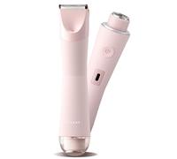 Flyant - Rasoio elettrico 2 in 1 da donna, per peli pubici, impermeabile, IPX7, con LED, rasoio per bikini per gambe, braccia, ascelle, zona bikini, idea regalo per ragazze adolescenti, viola lavanda