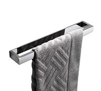 Flybath 40 CM Porta Asciugamani Adesivo SUS 304 Acciaio Inossidabile Anelli Portasciugamani Porta Asciugamano Bidet Bagno Cucina da Muro, Lucidato a Specchio