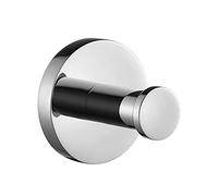 Flybath Ganci Appendiabiti Rotondo SUS 304 Acciaio Inossidabile Gancio Portasciugamani Bagno Cucina Ganci da Parete, Lucidato a Specchio