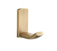 Flybath Gancio Portasciugamani Solido Ottone Ganci Appendiabiti Attaccapanni Montaggio a Parete, Bronzo Spazzolato