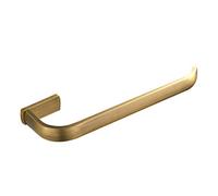 Flybath Porta Asciugamani Antico Ottone Anelli Portasciugamani Aperto Porta Asciugamano Bidet Bagno Cucina da Muro 29 CM / 11 Inch, Bronzo Spazzolato