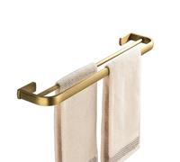 Flybath Portasciugamani da Parete Doppio Ottone Porta Asciugamani da Bagno Montaggio a Parete, 57 cm Bronzo Spazzolato