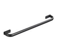 Flybath Portasciugamani da Parete Singolo Solido Ottone Porta Asciugamani da Bagno Montaggio a Parete, 57 cm Bronzo lucidato ad olio (Nero)