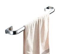Flybath Portasciugamani da Parete Singolo Solido Ottone Porta Asciugamani da Bagno Montaggio a Parete, 57 cm Chrome Lucido