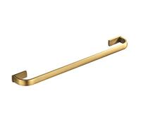 Flybath Portasciugamani da Parete Singolo Solido Ottone Porta Asciugamani da Bagno Montaggio a Parete, 57 cm Bronzo Spazzolato