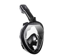 Flyboo Maschera da Snorkeling,Maschera Subacqueacon con Visuale Panoramica 180° Design Pieno Facciale e Compatibile con Videocamere Sportive Maschera per Immersioni per Adulti Bambini