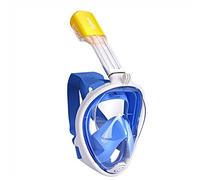 Flyboo Maschera da Snorkeling,Maschera Subacqueacon con Visuale Panoramica 180° Design Pieno Facciale e Compatibile con Videocamere Sportive Maschera per Immersioni per Adulti Bambini