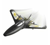 FLYBOTIC - X-Twin aereo telecomando - Materiale di memoria di forma - Giocattoli per bambini - Uso interno/esterno - 2 canali - Batteria inclusa - Leggero e solido - Per 8 anni - Colore casuale