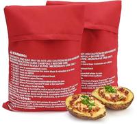 Flycppo Patate Microonde,Microonde Fritte Sacchetto,Sacco Cuoci Patate in Microonde,Borsa per Patate Microonde da Cucina,Forno in Soli 4 Minuti