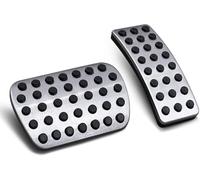 Flydida Copertura per pedale acceleratore e freno auto compatibile con Mercedes W176 W246 LA X156 LE W166 C292 LA C117, pedaliera in acciaio inossidabile
