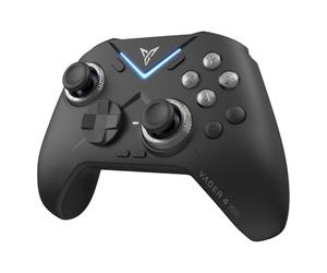 Flydigi Vader 4 Pro Gaming Controller, Force-Adjustable Joystick, Knob-Adjusted Resistance, Vibration Triggers, Remappable Buttons, 1000Hz Polling Rate, 1ms Latency, Multi-Connection