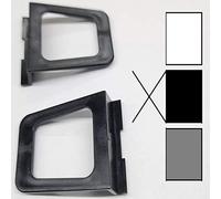 FlyEx 2 maniglie per zanzariera, maniglia per zanzariera, protezione dagli insetti, accessori per finestre, porte, telaio di tensione (nero, 2 maniglie a listello) (nero, 2 maniglie a listello)
