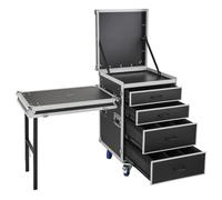 FLYHT PRO CASE PRODUCTION FLIGHTCASE 4 CASSETTI 2 RIPIANI SU RUOTE