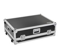 FLYHT PRO FLIGHT CASE PER BEHRINGER WING 4 MANIGLIE 4 CHIUSURE A FARFALLA BASE BASSA SU RUOTE