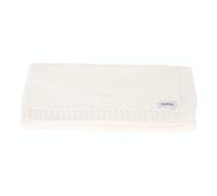 FlyIdeas Coperta per Neonato e Bambino 100% Cotone Pettinato Cert. | Copertina Lavorata a Maglia Morbida Traspirante - Ideale per Passeggino, Culla o Carrozzina Regalo Originale 90x70 cm Bianco