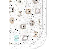 FlyIdeas Set 2 Lenzuola Lettino Neonato 60x120 cm - 100% Cotone Morbido e Traspirante, Adatte a Culle, Lettini con Sbarre e da Campeggio