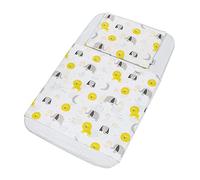 FlyIdeas Set Completo Lenzuola per Next to Me 50x83 cm - 100% Cotone - Lenzuola Next to Me Compatibili, Morbide e Traspiranti - Baby Animals