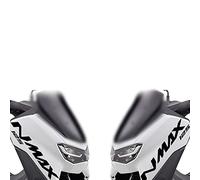 FLYIFE per Y&amaha Nmax 125 155 160 2017 2018 2019 2020 2021 2022 Adesivo Riflettente Moto Nmax Decalcomania Full Body Side Cover Logo Kit Accessori (Color : NMAX 125 Black)