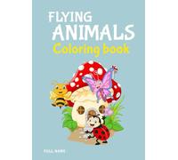Flying animals coloring book for kids
