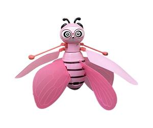 Flying Bee Toy | Hand Controlled Induction Ball | Electric Bee Drone for Kids | Novel Gesture Sensing Flying Machine with LED Light Safe Hovering Aircraft Toy for Boys and Girls