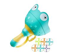 Flying Disc Capture Game - Gioco di lancio a tema rana | Cattura gioco a disco di cattura per oltre 4 anni, bambini, studenti, cortile, parco, cortile, spiaggia o parco giochi, 14 x 14,8 x 11 cm