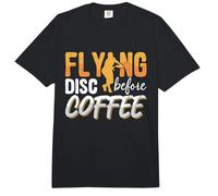 Flying Disc Player Before Disc Golf Coffee Lover Disco Volante Comfort Colors Adult Heavyweight T-Shirt
