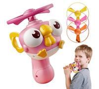 Flying Disc Toy, Flying Saucer Launch Set, 5.31x4.72x3.35 Inches Backyard Outdoor Game, Interactive Catching Toys with Spinners, Durable Kids Sports Playset for Boys Girls Ages 3 and Up