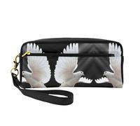 Flying Dove, trousse da viaggio da donna, con due tasche, per accessori di bellezza quotidiani, Nero , Taglia unica, Astuccio per trucchi