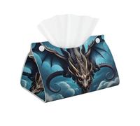 Flying Dragon - Copertura lunga per scatola di fazzoletti, design elegante e semplice, resistente e impermeabile, adatta per ufficio e casa.