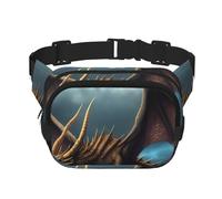 Flying Dragon Marsupio marsupio piccolo alla moda a tracolla leggero marsupio marsupio per donne uomini corsa allenamento escursionismo viaggi