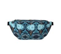 Flying Dragon Prints Marsupio da corsa regolabile borsa a tracolla leggera e confortevole adatta per fitness jogging viaggi
