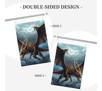 Flying Dragon Welcome Garden Flag 0,6 x 0,9 m No Fade Double Sided Casa Yard Bandiere Outdoor Banner Decor Per Cortile Portico Prato