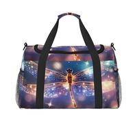 Flying Dragonfly Borsone da viaggio Galaxy Gym Pernottamento Weekender Bag per uomo donna leggero bagaglio a mano per allenamento vacanza