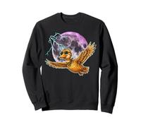 Flying Duck Moon Night Bird Cute Duck Graphics Felpa