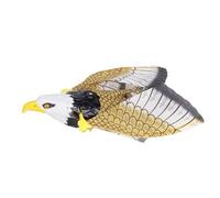 Flying Eagle Deyy - Scultura di uccelli Predatori, Effigia del Rapace Artificiale | Guardan del Falco Realistico con Piume Dettagliate Controllo dei parassiti in Di Deterrenza Visiva