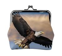 Flying Eagle stampa piccolo sacchetto Kiss Lock portamonete per le donne portamonete portamonete, portafoglio per carte di credito